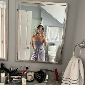 Urban Outfitters Lavender Strapless Maxi Dress